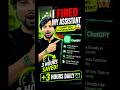 I Fired My Assistant — ChatGPT Saves Me 3 Hours Every Day (Here's How) ChatGPT #AITools #shorts