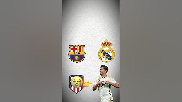 Real Madrid and Barcelona with Atletico Madrid🤣 #barcelona #realmadrid #football