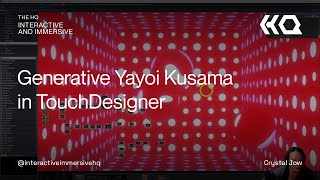 Generative Yayoi Kusama in TouchDesigner