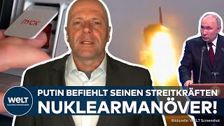 UKRAINE-KRIEG: "Man zeigt, dass man Atomwaffen besitzt!" Manöver von Putins Nuklearstreitkräften!