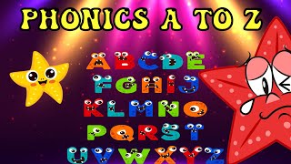 PHONICS A to Z for kids|tiny tots|ABC Phonics Chant for Children|toddler learning|kindergarten learn