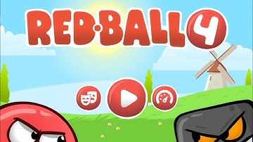 Red Ball 4 (Green Hills Full Walkthrough, Levels 1 - 15)