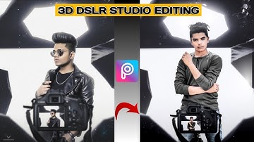 3D DSLR STUDIO LIGHT - PicsArt Photo Editing Tutorial -  #VaibhavWayle