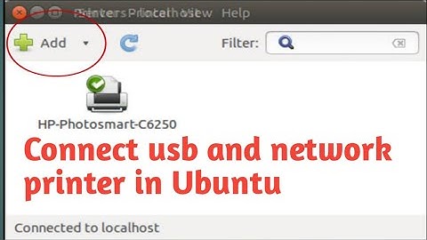How to connect usb and network printer in Ubuntu