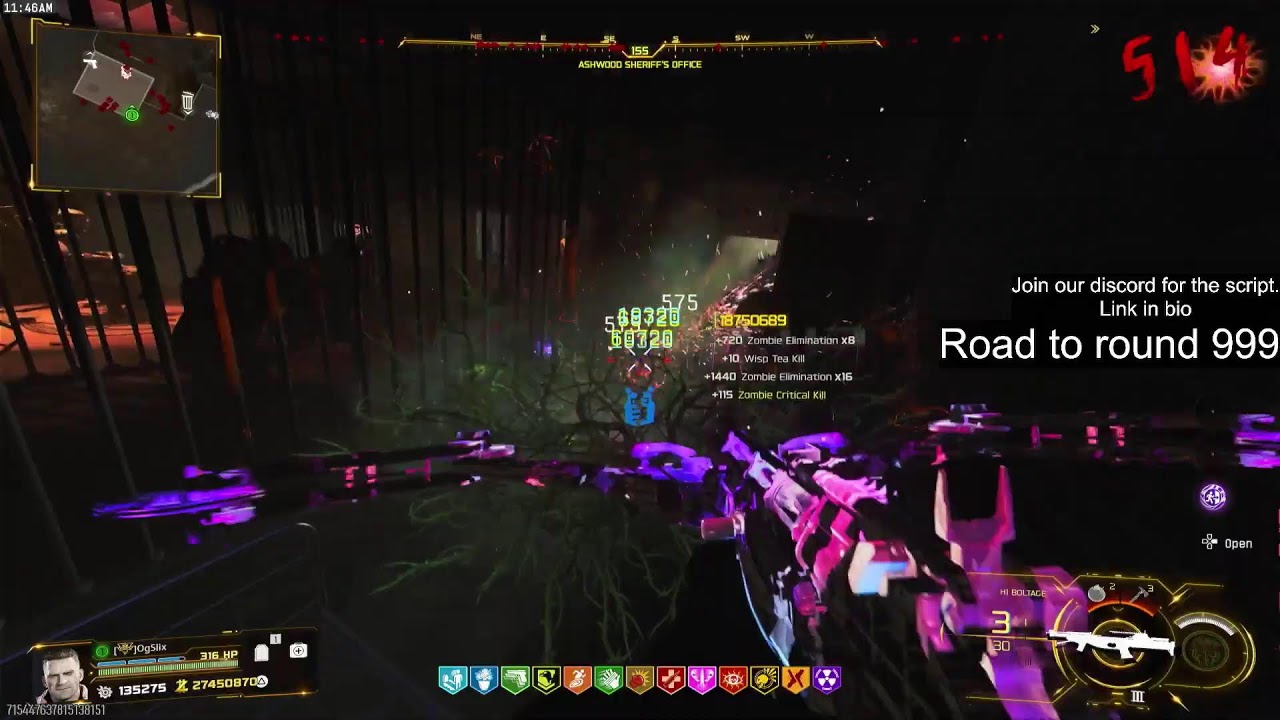 BO7 Zombies AFK glitch to Round 999