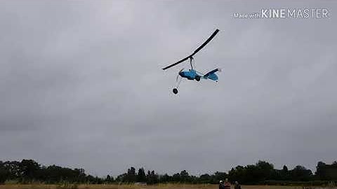 The Atom Bomber rc autogyro, first flights