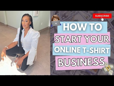 How To Start An Online T-Shirt Business At Home With No Money Or $100 | EllieTalksMoneyTour.com