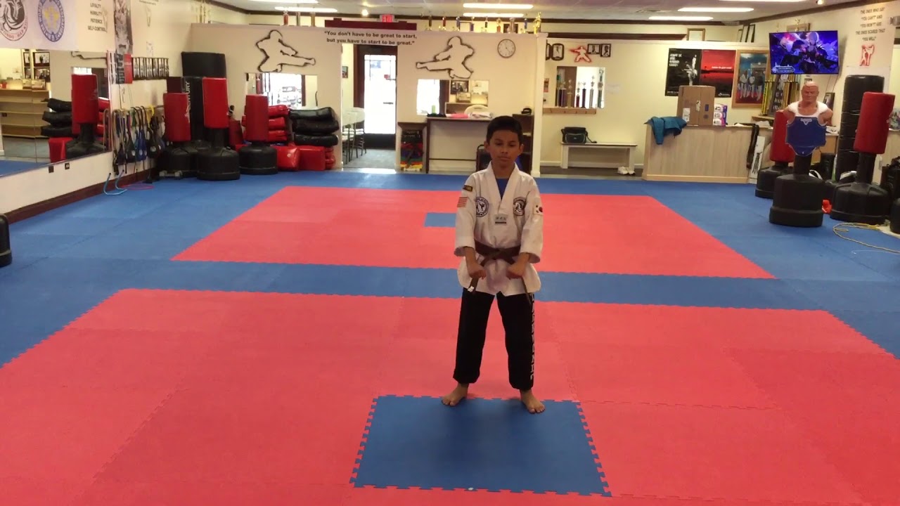 Brown belt form TKD BY Carlos 🥋 - YouTube