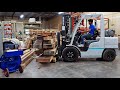 Getting the warehouse ready for slabs - Warehouse vlog thing