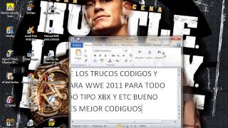 WWE 2011 CLAVES Y TRUCOS Y  DESBLOQUEAR PERSONAJES