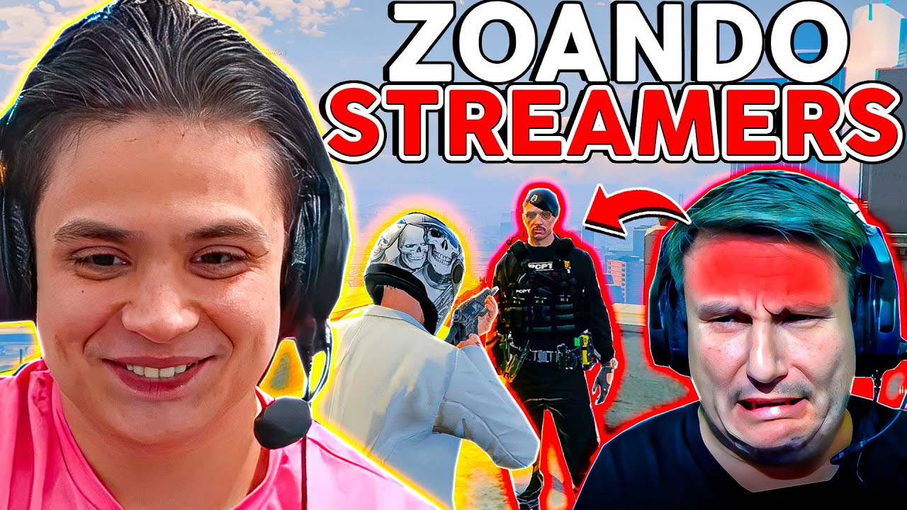 VIREI ADM e ZOEI STREAMERS AO VIVO no GTA RP! (Paulinho o LOKO)
