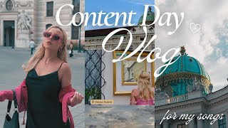 Content Day For A Singer In Vienna I Vlog (funny BTS)