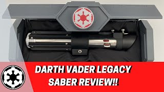 Star Wars Galaxy's Edge - Darth Vader Legacy Lightsaber Review!!