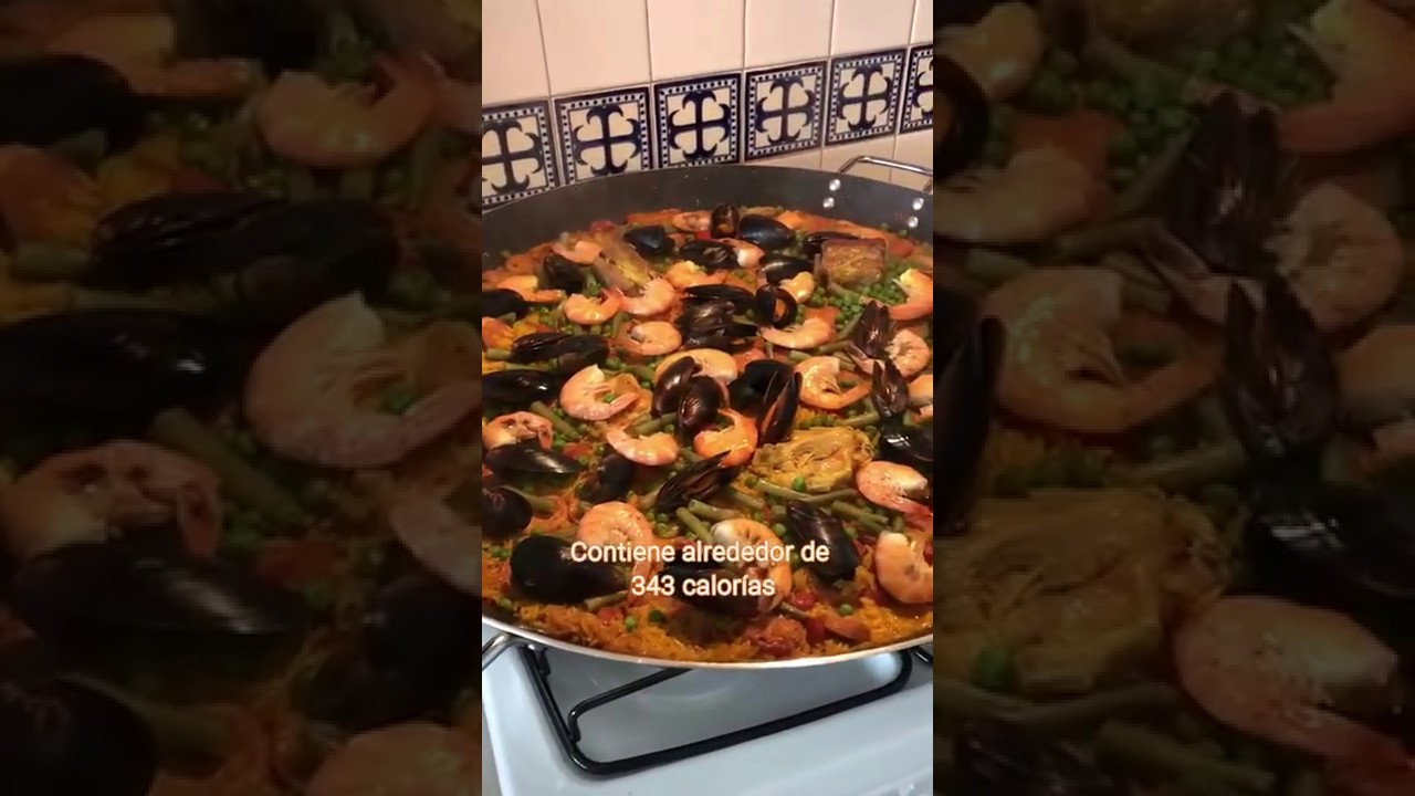 Bajo en Calorias Paella de Mariscos OK YouTube
