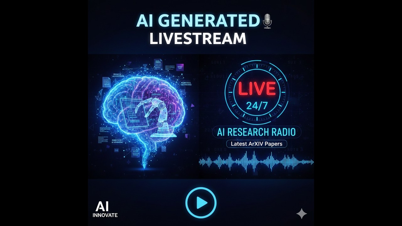 Latest AI Research Papers Livestream 🪄🔴 See real-time latest research ...