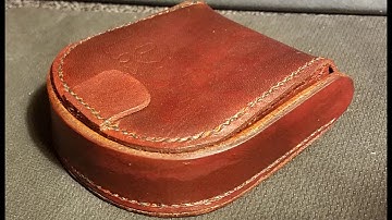 Leather Horse Shoe Coin Pouch Build