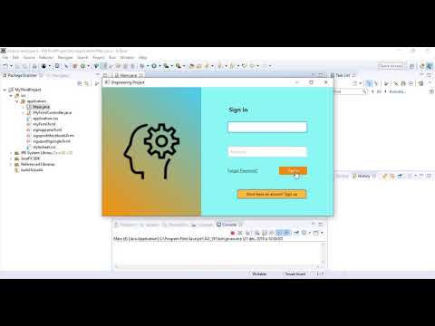 Engineering Project In Java With Eclipse