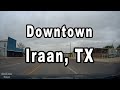 Driving Downtown Iraan TX Dash Cam