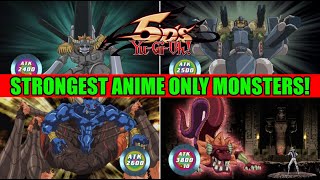 Yu-Gi-Oh 5Ds: 15 STRONGEST Anime Exclusive Monsters! (Highest ATK)