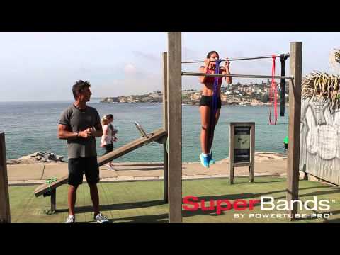#15 Assisted One Armed Pull Up   Crossfit BandsSuperBands