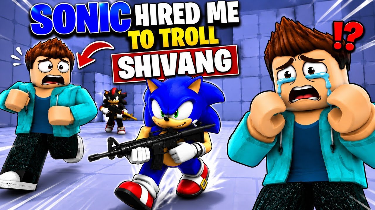 SONIC HIRED ME TO TROLL SHIVANG… 😂💀 | ROBLOX RIVALS by Insaan Xp 