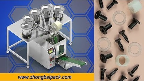 Fasteners Packing Machine, Screw Washer Nut Packaging Machine