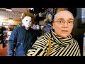 Michael Myers Stalks Us at Spirit Halloween!
