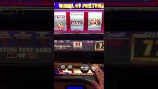 Wheel of Fortune $9.00 bet at Parx Casino