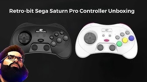 Retro-bit Sega Saturn Pro Controller Unboxing