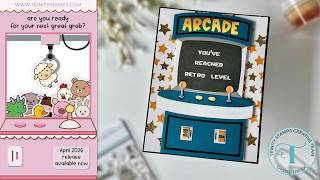 Trinity Stamps Release Hop using the Arcade Builder Dies