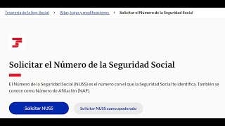 COMO HACER MI NUMERO DE SEGURIDAD SOCIAL POR PRIMERA VEZ*Numero de afiliación en España