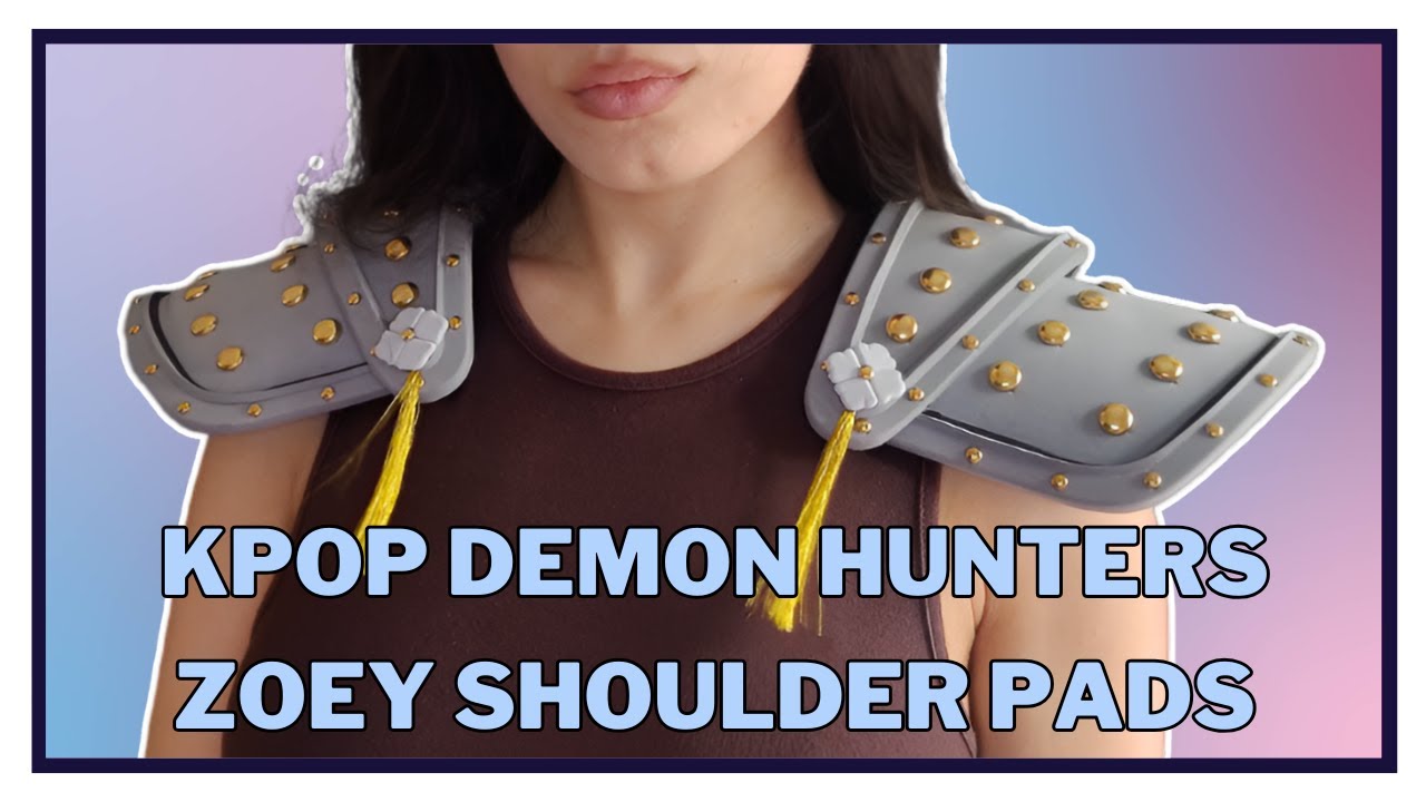 Kpop Demon Hunters - HUNTR/X Zoey Shoulder pads - Tutorial for