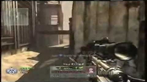 MW2 1v1 Quick Scope/No Scope/Throwing Knife Montage