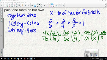 rational equation word problem example 1
