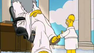 Los Simpsons Latino Homero y Dios