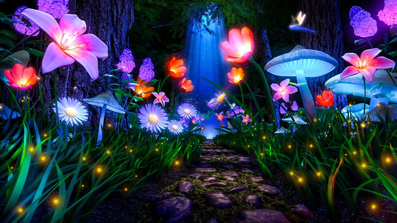 Relaxing White Noise for Sleeping in Magical Forest