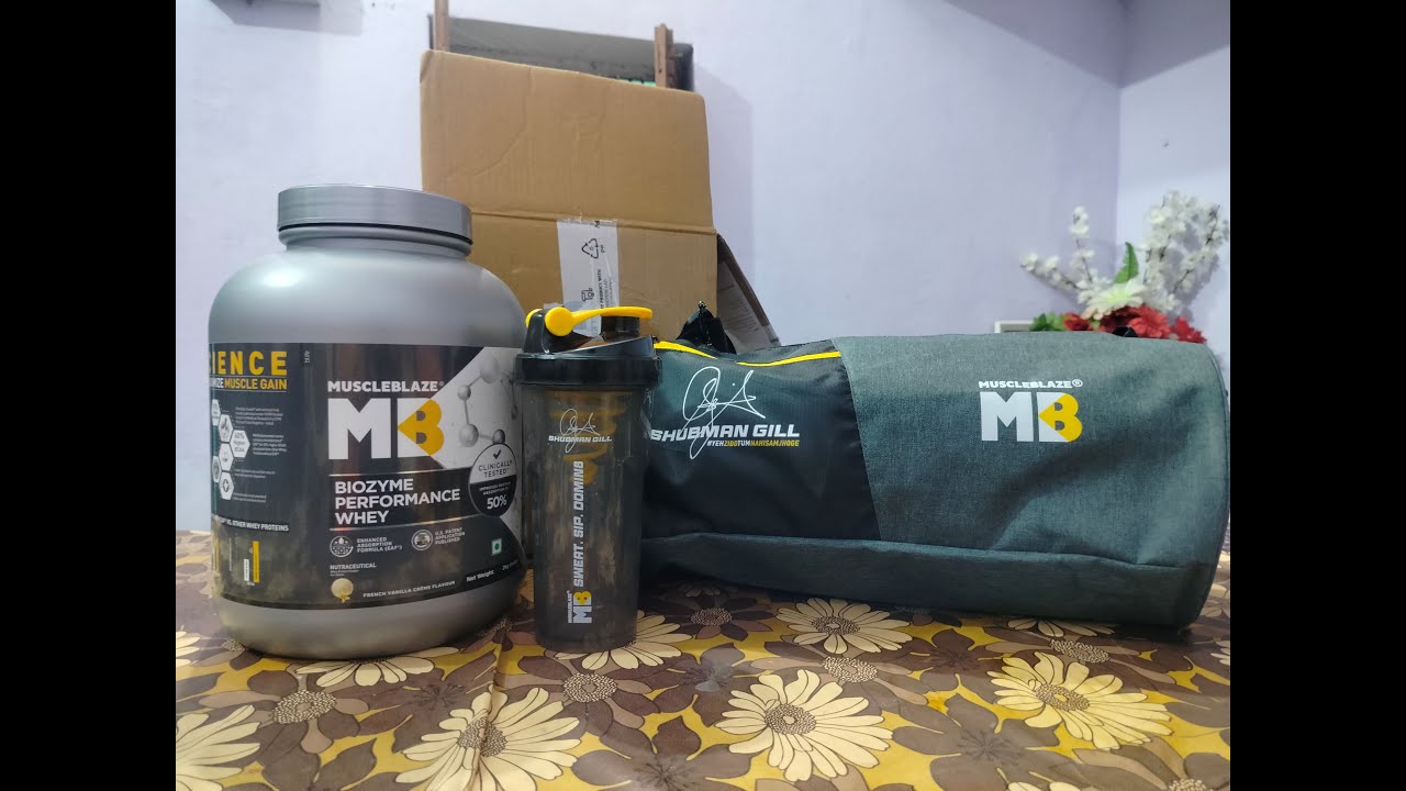 Muscle blaze Shubman Gill limited edition gym bag | First ever reveiw on Youtube