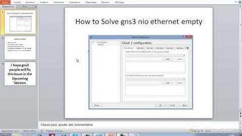 How to Solve gns3 nio ethernet empty
