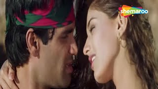 Jhankar | Aankhon Mein Base Ho Tum ｜ Suniel Shetty ｜ Sonali Bendre ｜ Takkar 1995 ｜ 90s Hindi Songs