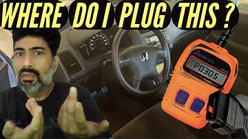 Where OBD 2 Scanner Port is Located in Honda Accord?