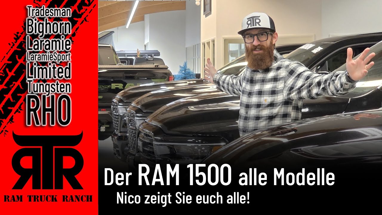 RAM 1500 und seine Modellvielfalt im Detail. Nico zeigt Sie euch alle! ✔ | #ram1500 | RTR