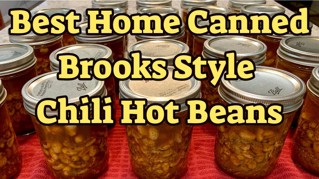 Canning Chili Beans Brooks Style