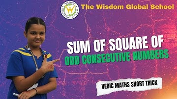 Sum of Squares of Odd Consecutive Numbers | Easy Math Shortcut Trick | Mental Math Magic 🚀
