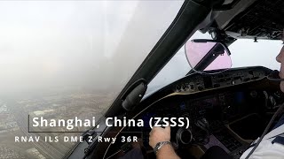 Landing Shanghai, China Zsss - Bombardier Global 6000