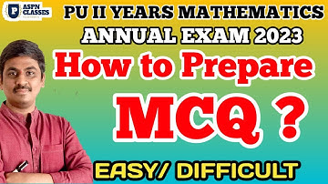 HOW TO PREPARE  MCQ FOR ANNUAL EXAMINATION 2023  || CLASS 12TH MCQ SOLUTIONS ||