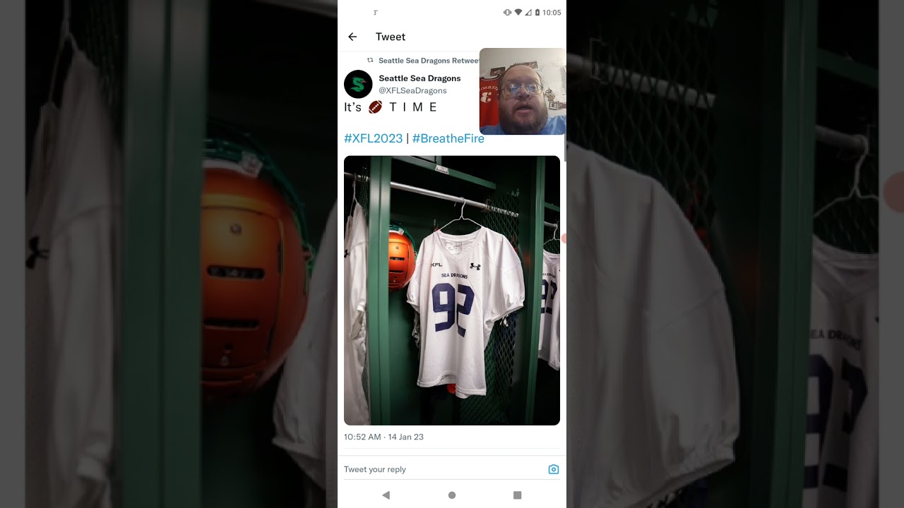 First Look At XFL Settle Sea Dragon Shirts