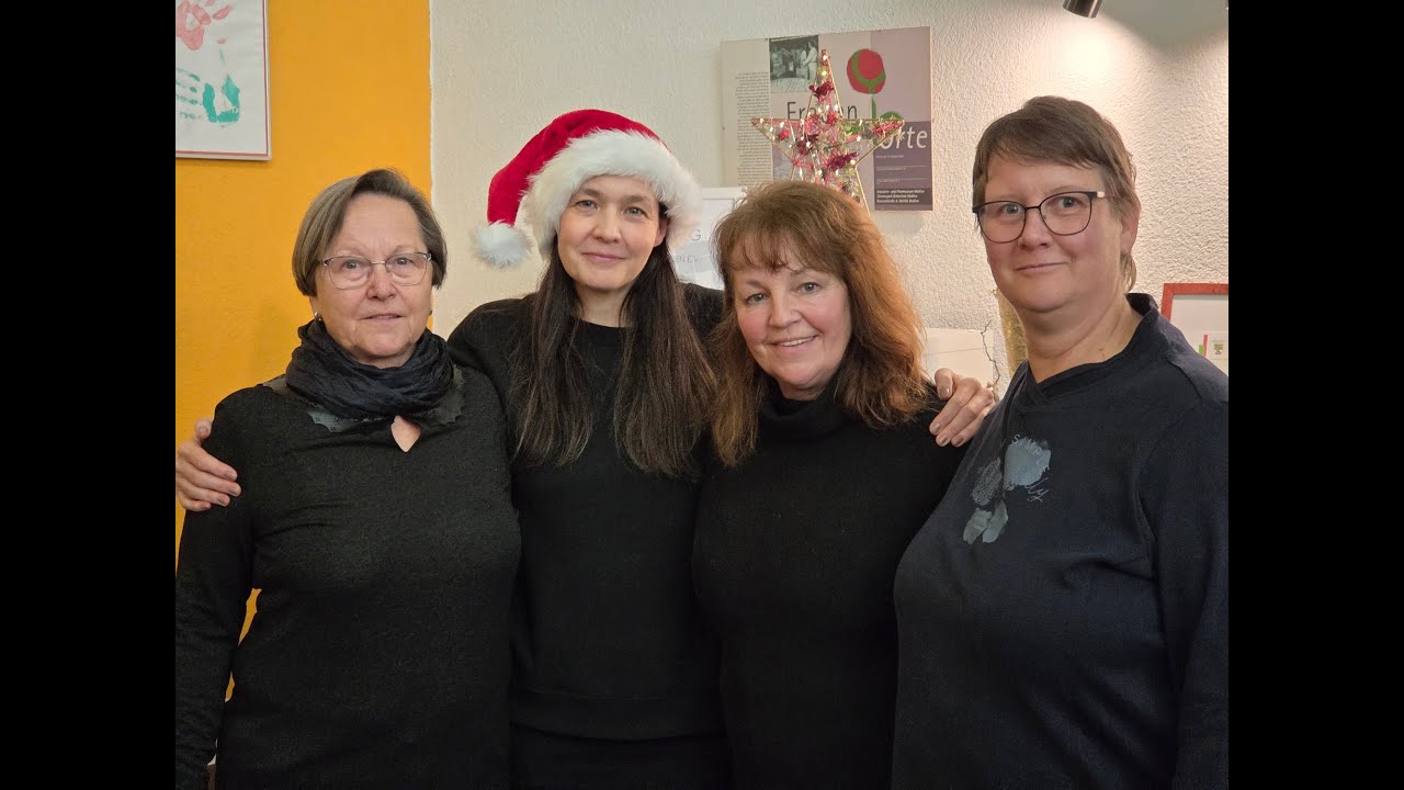 Weihnachtsgrüße aus dem Frauenzentrum in Deutscher Gebärdensprache