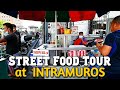Filipino Street Food Tour at INTRAMUROS MANILA | Halo Halo, Kwek Kwek etc. | STREET FOOD PHILIPPINES
