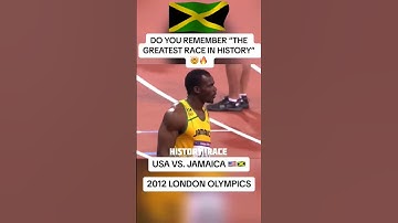 greatest race in the history ever by jamaica 4×100metre relay world record#trackandfield #athletics