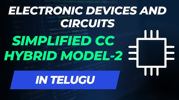 Problem on Simplified CC Hybrid Model||EDC in Telugu||JNTUH| JNTUA| JNTUK